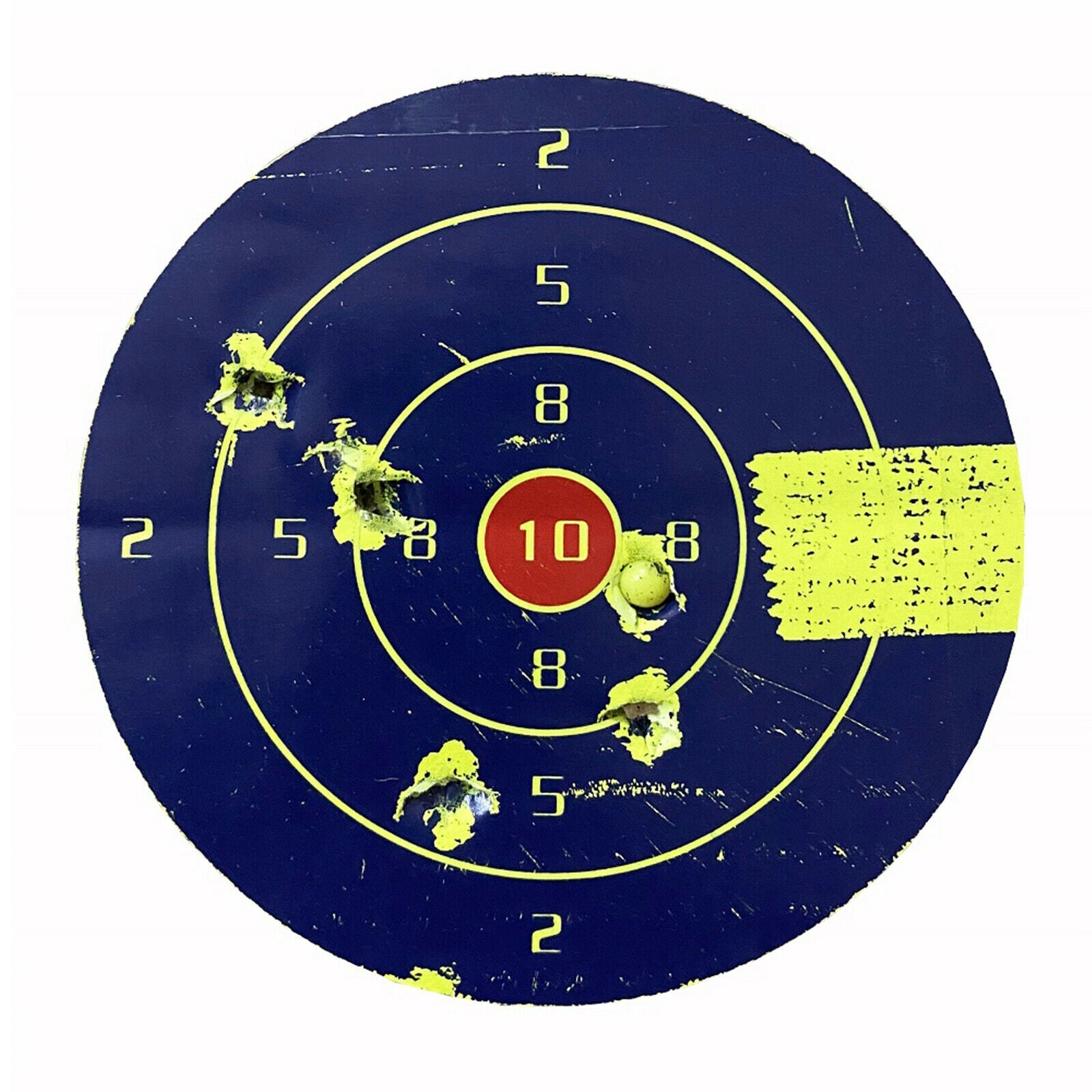 JMT-197322 Splash-Color Target Stickers for Shooting Practice - Self-Adhesive, 200 Sheets per Roll, 10cm Diameter