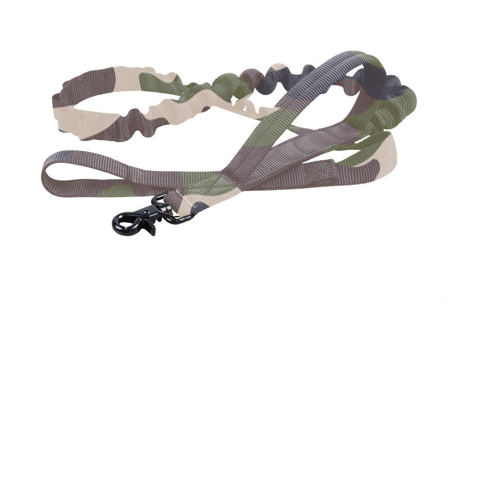 JMT-197514 Adjustable Military-Style Nylon Dog Collar and Leash Set in Multiple Colors