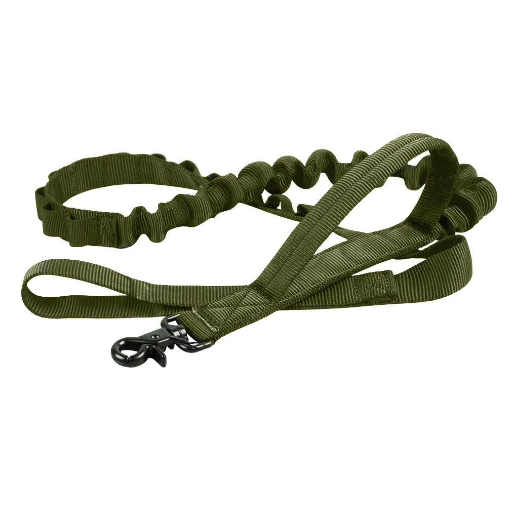 JMT-197514 Adjustable Military-Style Nylon Dog Collar and Leash Set in Multiple Colors