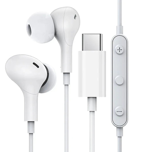 JMT-197514 Digital Stereo Wired Type-C Earphones for iPhone 15 Pro Max and Compatible with Samsung, OnePlus, and Huawei Devices