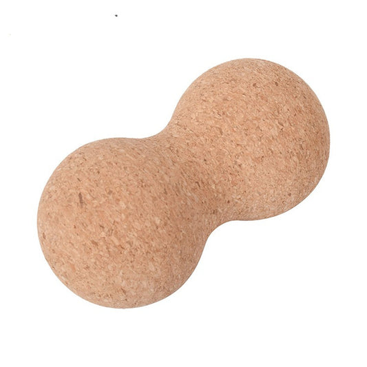 JMT-197770 Cork Peanut Ball for Yoga and Exercise Support