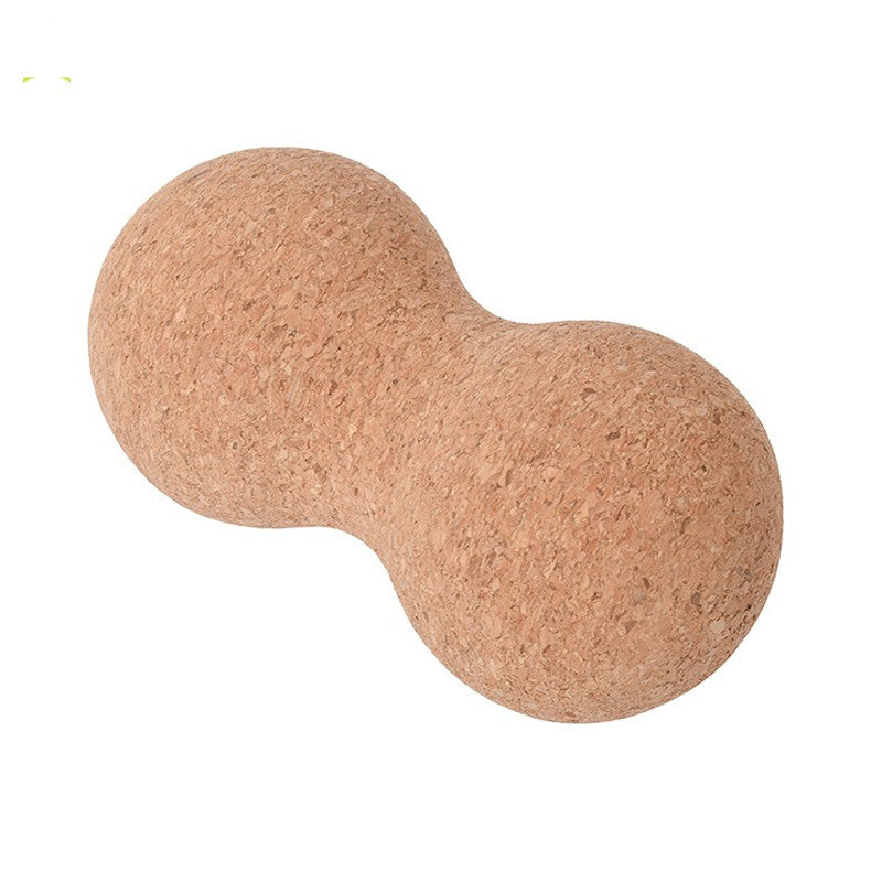 JMT-197770 Cork Peanut Ball for Yoga and Exercise Support