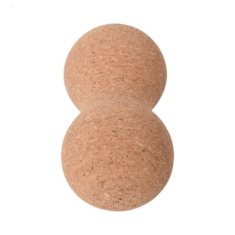 JMT-197770 Cork Peanut Ball for Yoga and Exercise Support