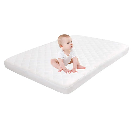 JMT-197770 Waterproof Fitted Sheet for Baby Cot and Crib Mattress Protection