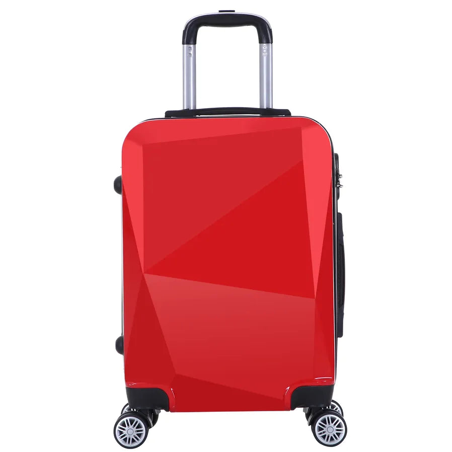 JMT-197898 3-Piece ABS + PC Luggage Set with Trolley – Stylish and Durable Travel Bags Made in Turkey