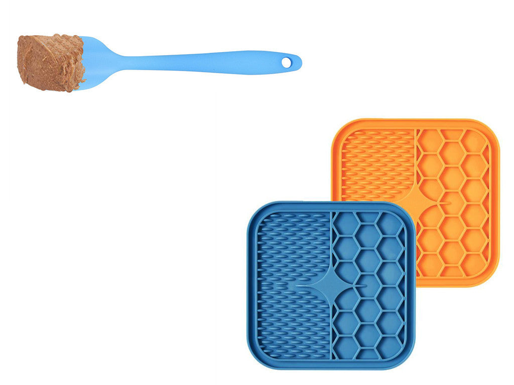 JMT-198026 Silicone Licking Mat for Pets - Slow Feeding Bowl for Dogs and Cats, Small and Large Sizes Available