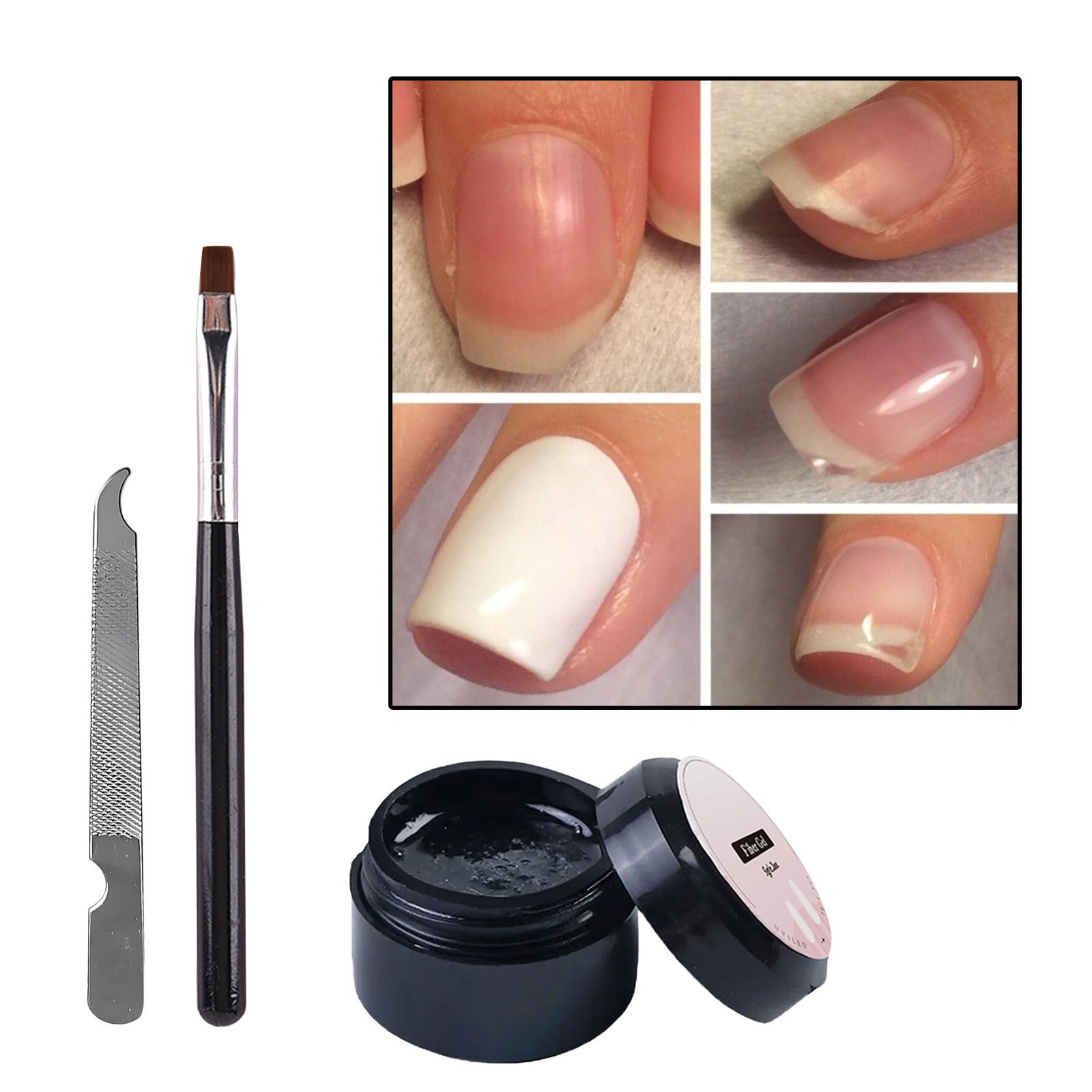 JMT-198154 Nail Repair Glue Set - 5ml for Home Use, Moisturizing Formula for Healthy Nails