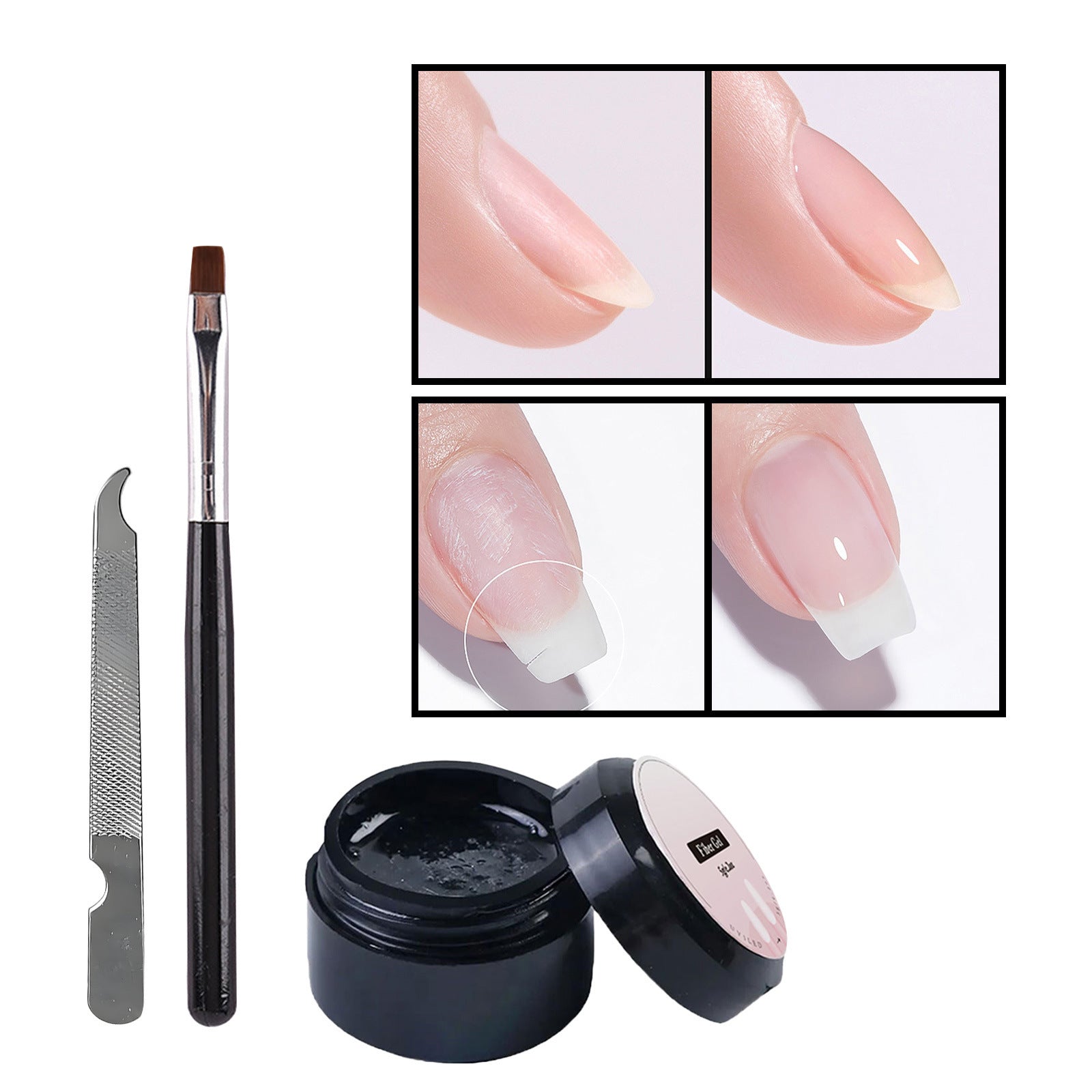 JMT-198154 Nail Repair Glue Set - 5ml for Home Use, Moisturizing Formula for Healthy Nails