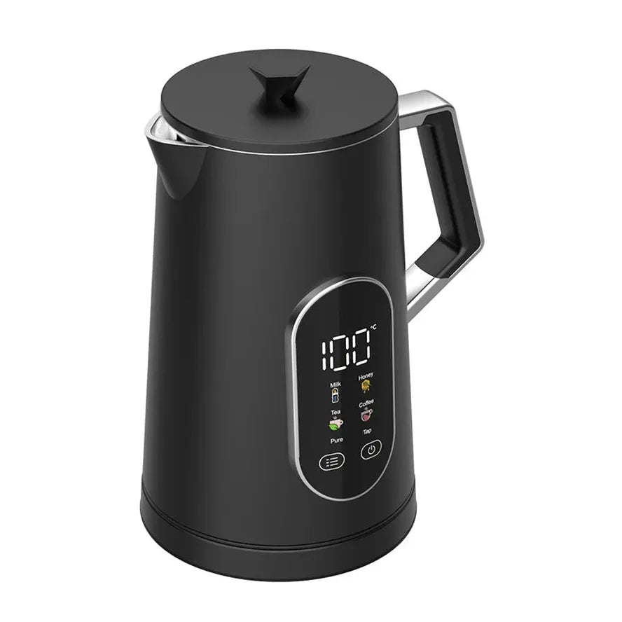 JMT-199114 1.7L Stainless Steel Electric Kettle with Smart Temperature Control for Home and Office