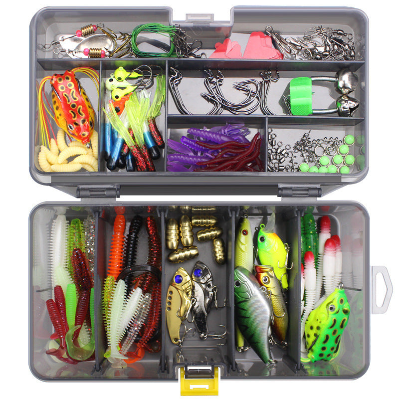 JMT-199178 168-Piece Multifunctional Fishing Lures Set with Pliers - Environmentally Friendly Accessories for Anglers