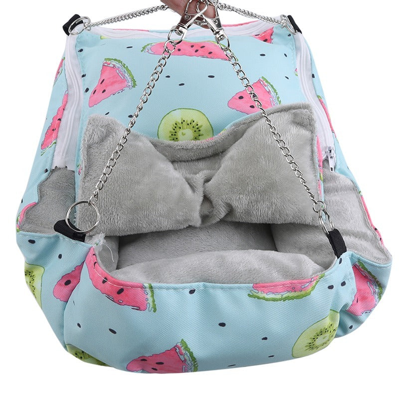 JMT-199306 Cozy Cotton Anti-Biting Hanging House for Small Pets - My Neighbor Totoro Design