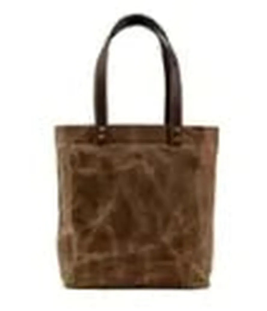 JMT-199690 Waterproof Waxed Canvas Women's Shoulder Handbag with Large Capacity and Retro Style