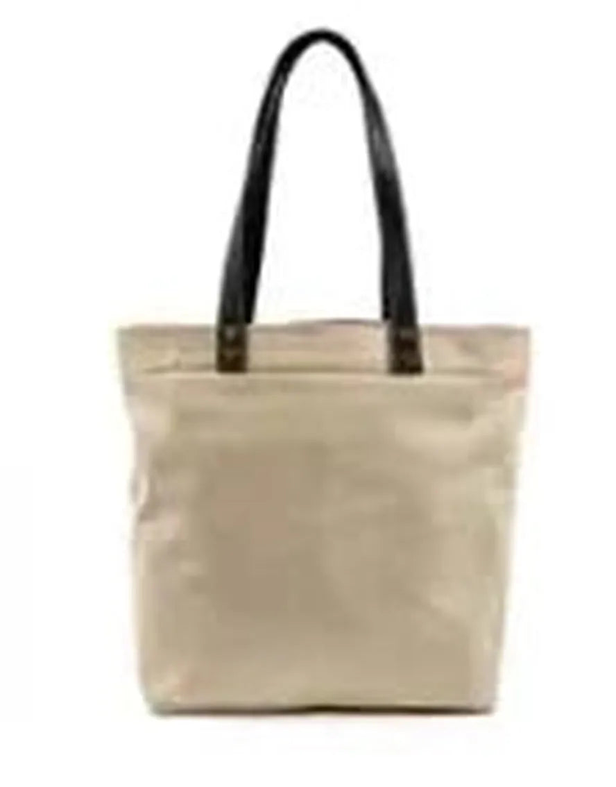 JMT-199690 Waterproof Waxed Canvas Women's Shoulder Handbag with Large Capacity and Retro Style