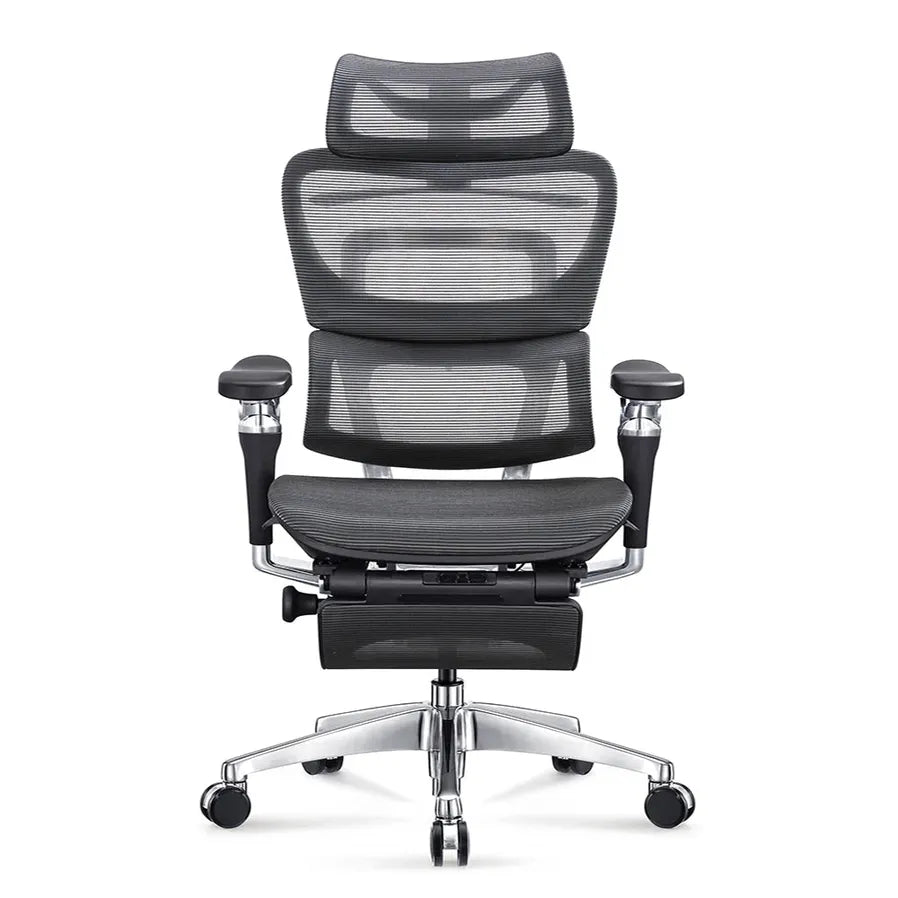 JMT-199754 Ergonomic High Back Mesh Office Chair with Adjustable Footrest and 7D Armrests