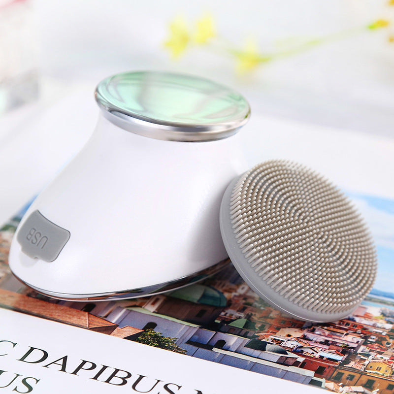 JMT-200138 Silicone Ultrasonic Facial Cleanser and Mask Applicator for Effective Facial Care