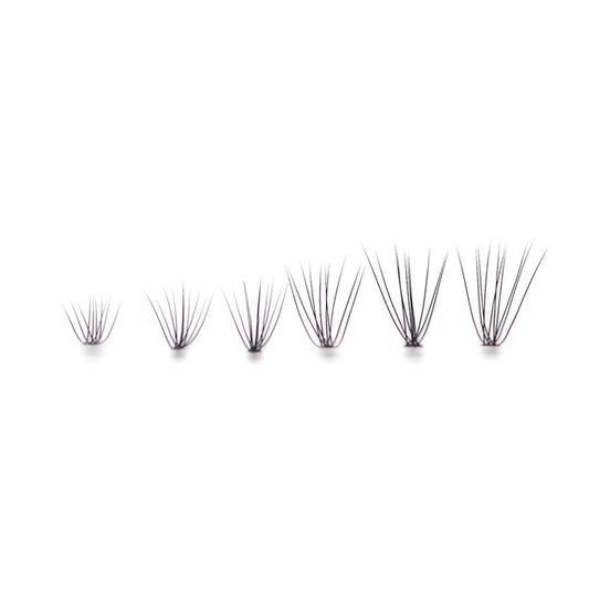JMT-200266 0.1 Thick Single Cluster Grafted False Eyelashes - 60 Natural Look Tufts in Various Lengths