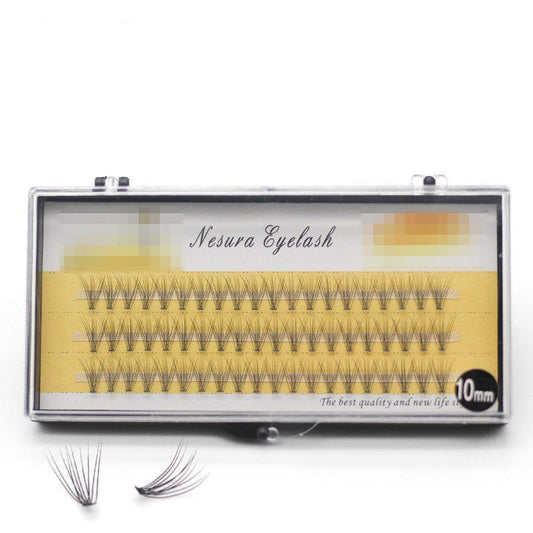 JMT-200266 0.1 Thick Single Cluster Grafted False Eyelashes - 60 Natural Look Tufts in Various Lengths