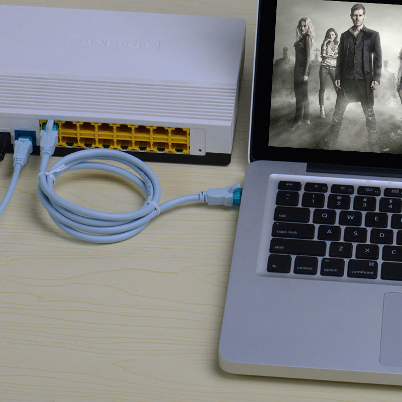 JMT-200266 Ice Blue Super Five Network Cable, RJ-45 Connector, Multiple Lengths Available