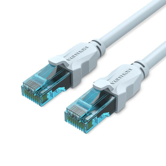 JMT-200266 Ice Blue Super Five Network Cable, RJ-45 Connector, Multiple Lengths Available