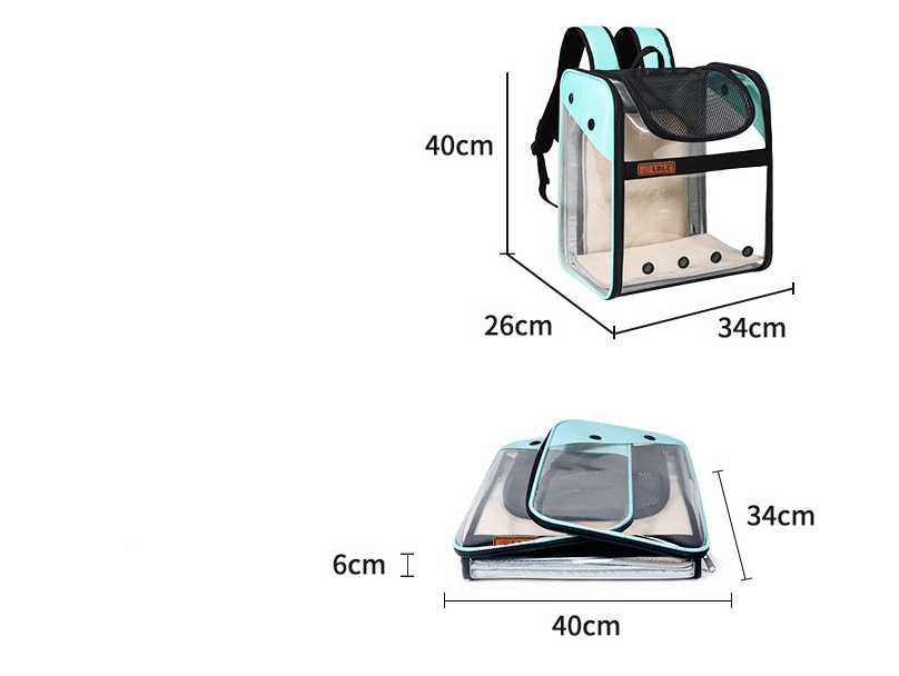 JMT-200394 Expandable Portable Cat Carrier Bag – Breathable Oxford Cloth Design