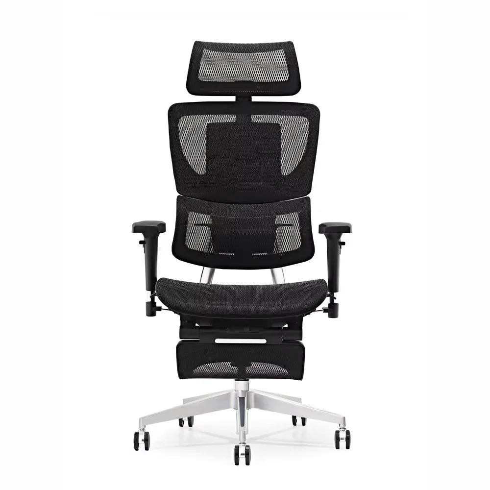 JMT-200458 Ergonomic Mesh Executive Chair with 3D Armrests and Swivel Function for Home Office Use