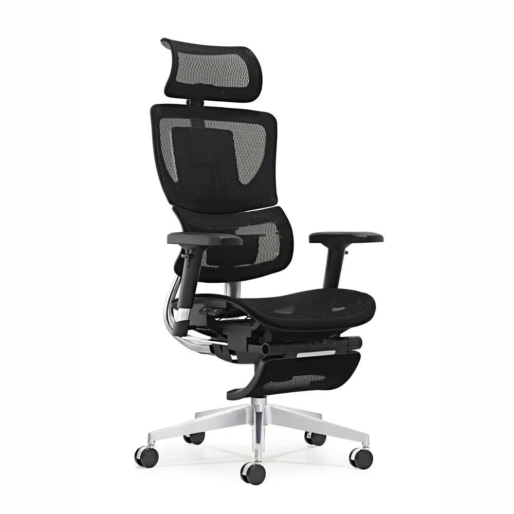 JMT-200458 Ergonomic Mesh Executive Chair with 3D Armrests and Swivel Function for Home Office Use