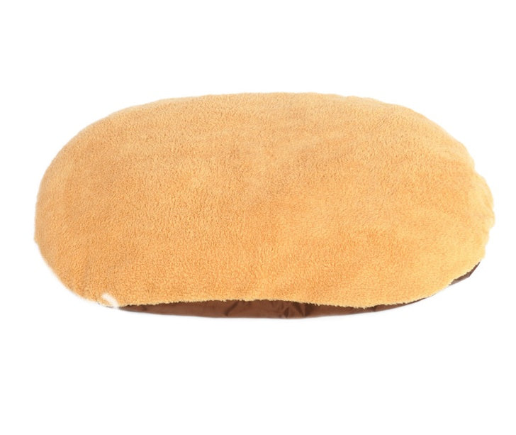 JMT-200458 HOOPET Coffee Kennel - Plush Shu Cotton Wool/Fleece Suede Nest for Pets (Multiple Sizes Available)