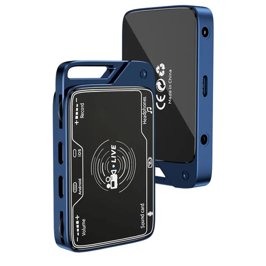JMT-200970 Stereo Sound Card Adapter for Live Broadcasting - Compatible with iPhone and Type-C Mobile Phones