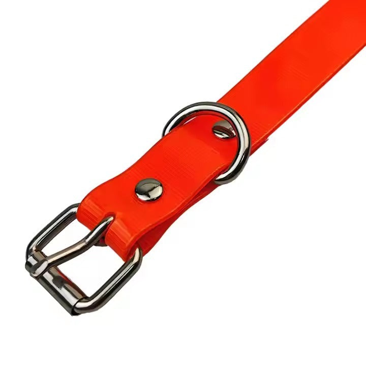 JMT-200970 Waterproof Dog Collar - Adjustable 70cm, Available in Black, Red, Yellow