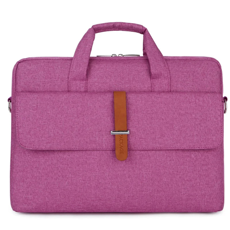 JMT-200970 Waterproof Polyester Laptop Sleeve for 18-20 Inch Laptops, Briefcase for Women, Suitable for MacBook and Dell
