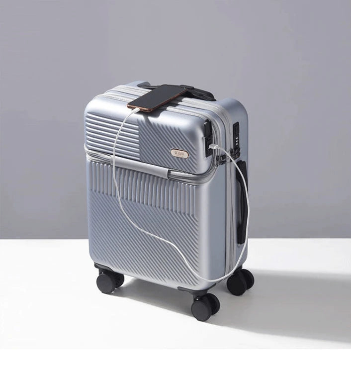 JMT-201034 Stylish Multifunctional Carry-On Business Luggage Suitcase for Travel