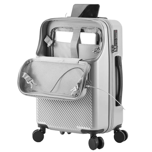 JMT-201034 Stylish Multifunctional Carry-On Business Luggage Suitcase for Travel