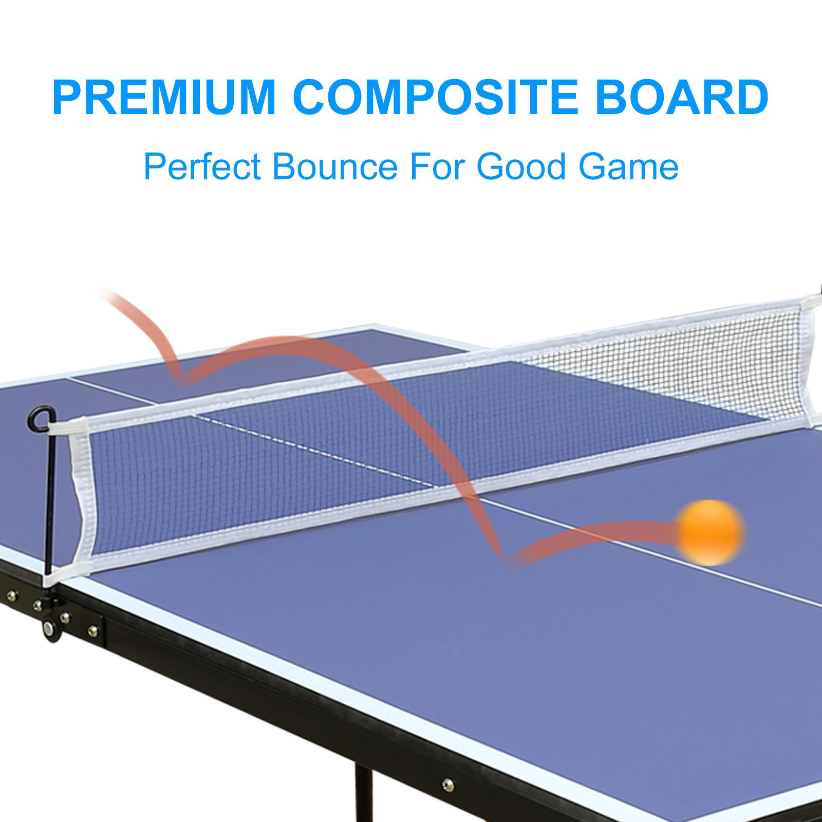 JMT-201226 Folding Portable Table Tennis Table Set for Convenient Play and Storage