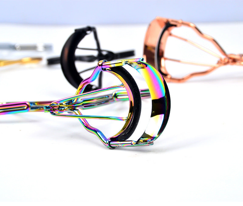 JMT-201418 Portable Eyelash Curler with Silicone Pad - Compact Beauty Tool for Curled 3D Lashes