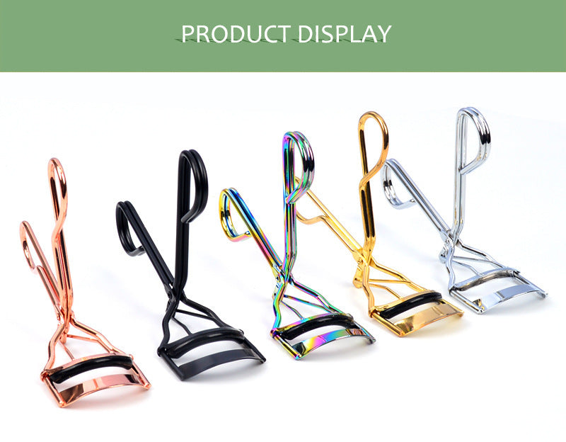 JMT-201418 Portable Eyelash Curler with Silicone Pad - Compact Beauty Tool for Curled 3D Lashes