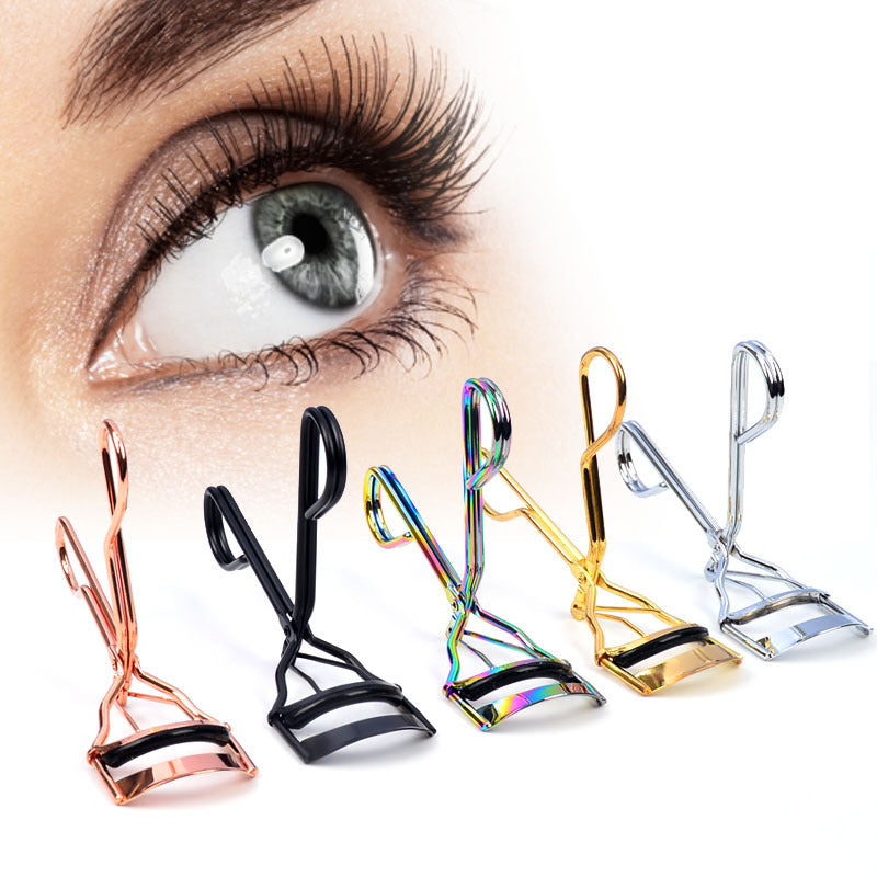 JMT-201418 Portable Eyelash Curler with Silicone Pad - Compact Beauty Tool for Curled 3D Lashes