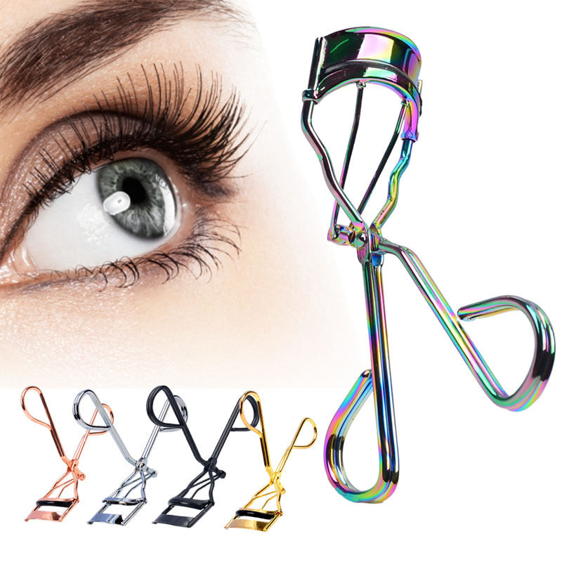 JMT-201418 Portable Eyelash Curler with Silicone Pad - Compact Beauty Tool for Curled 3D Lashes