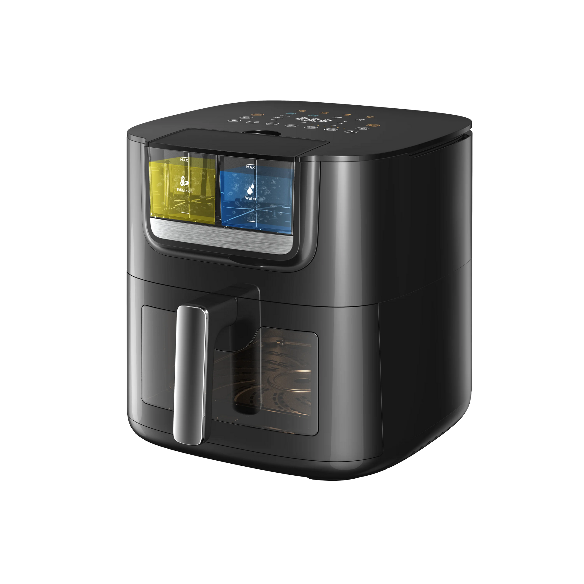 JMT-202058 7L Auto-Spray Air Fryer with Fast Heating Technology, Oil-Free Cooking, Smart Digital Display