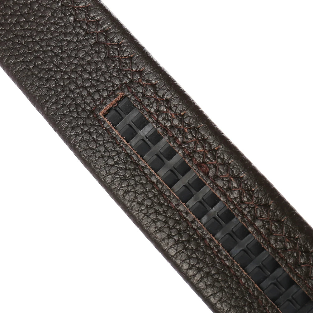 JMT-202058 Genuine Cowhide Automatic Buckle Belt for Men, Style LY36-131