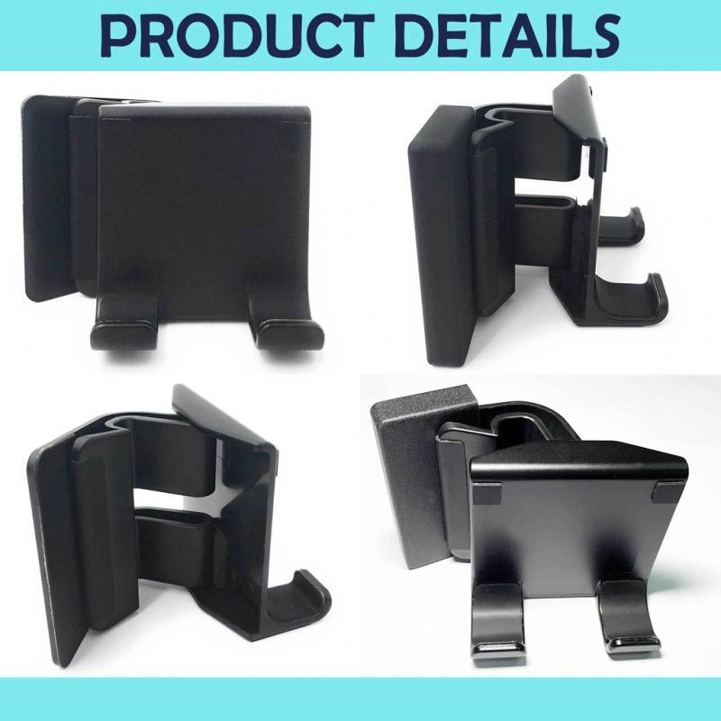 JMT-202314 Computer Monitor Side Mobile Phone Holder, ABS, Fits Edges Under 25mm