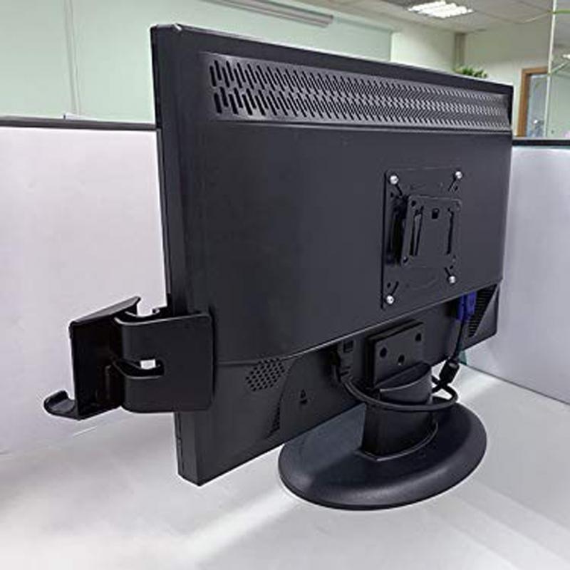 JMT-202314 Computer Monitor Side Mobile Phone Holder, ABS, Fits Edges Under 25mm