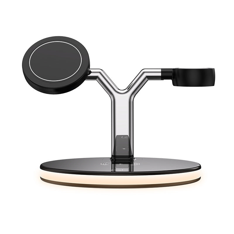 JMT-203146 15W Three-In-One Fast Magnetic Wireless Charger, Type-C Input, Available in Black and White