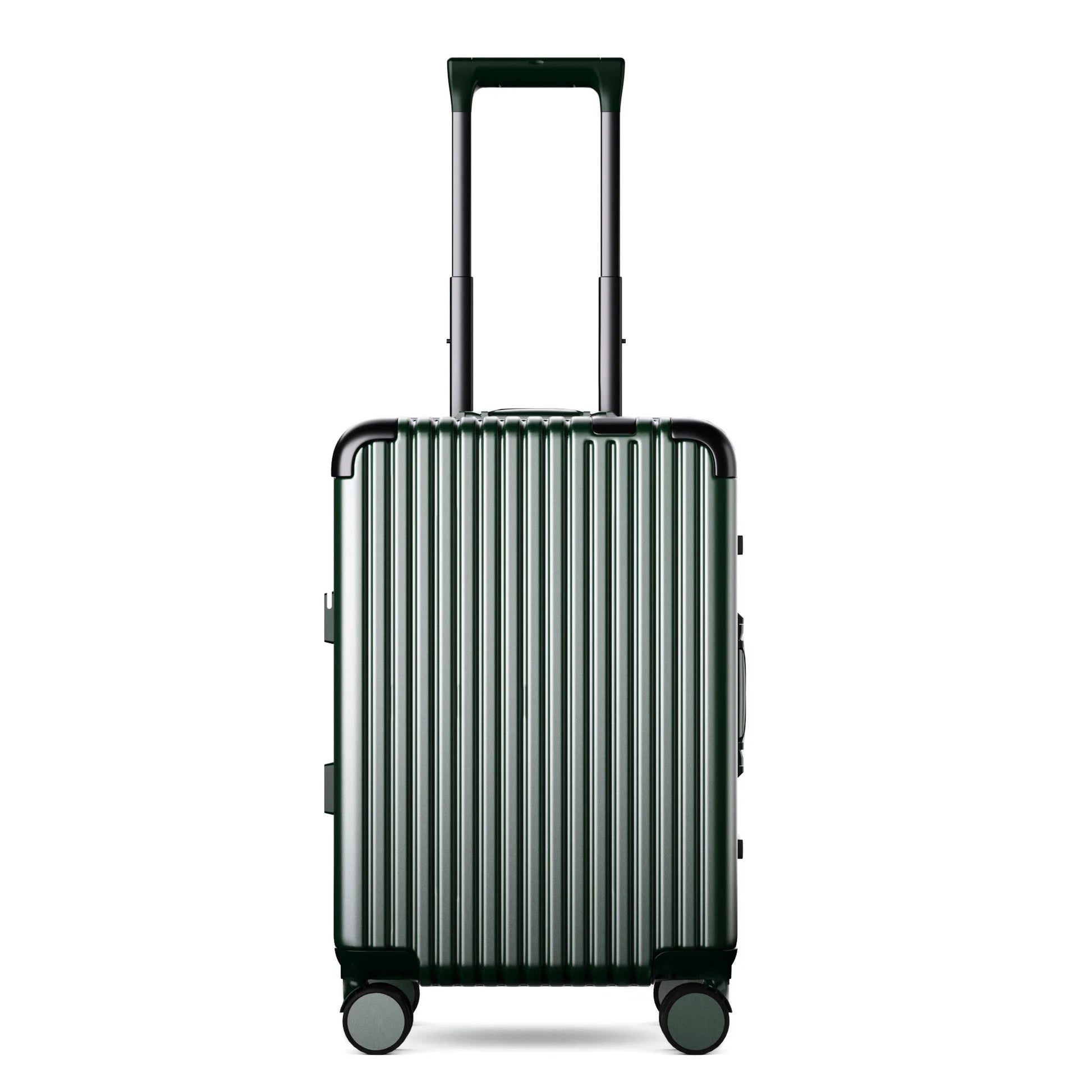 JMT-203338 3-Piece Aluminium Frame Travel Suitcase Set with Polycarbonate Trolley Case