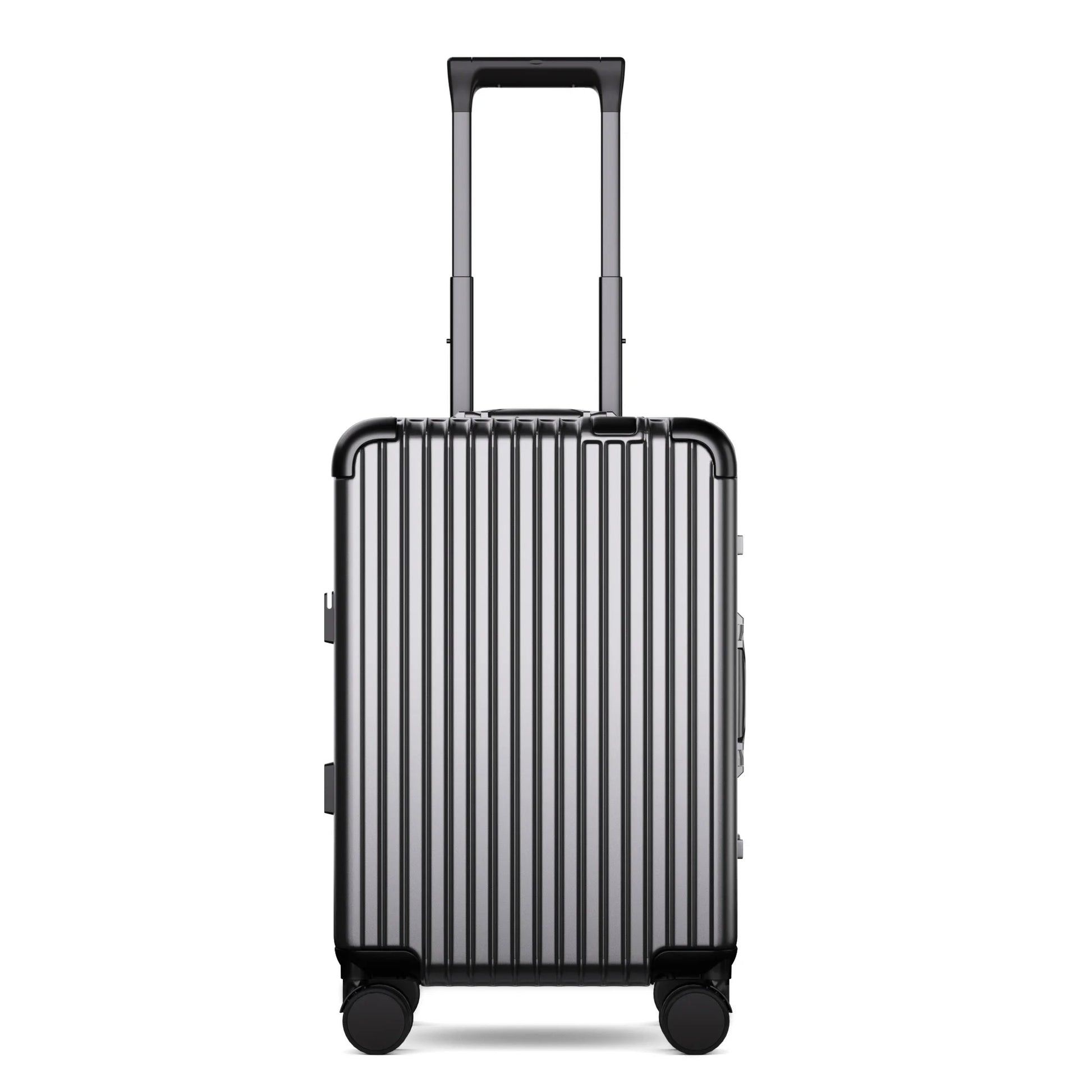 JMT-203338 3-Piece Aluminium Frame Travel Suitcase Set with Polycarbonate Trolley Case