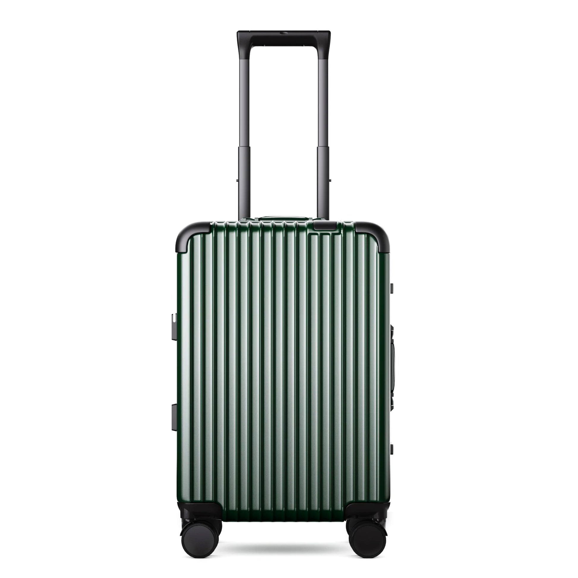 JMT-203338 3-Piece Aluminium Frame Travel Suitcase Set with Polycarbonate Trolley Case