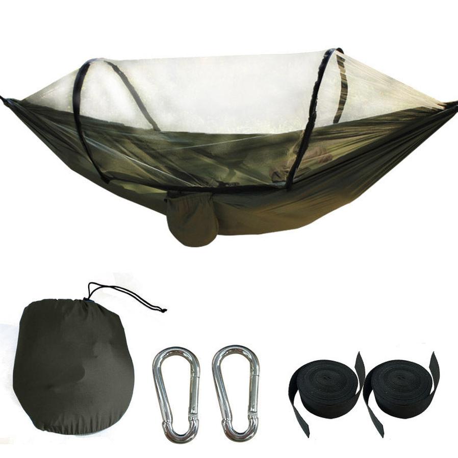 JMT-203338 Fully-Automatic Speed-Open Hammock with Insect Netting Solution