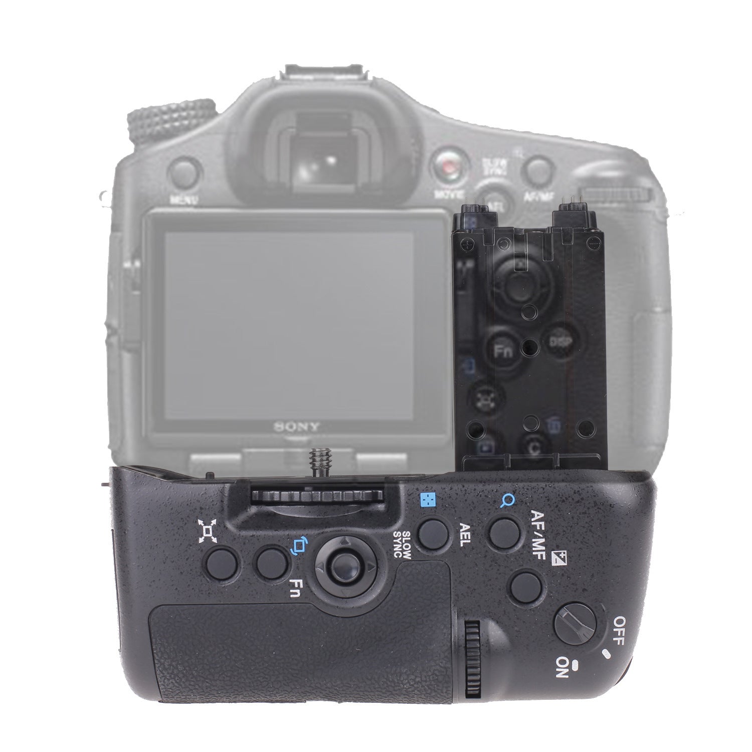 JMT-203402 Sony Camera Battery Case for SLR Handle - Compatible with SLT-A77V, SLT-A77, SLT-A77 II, SLT-A99 II - Engineering Plastic Construction, Long-Lasting Power