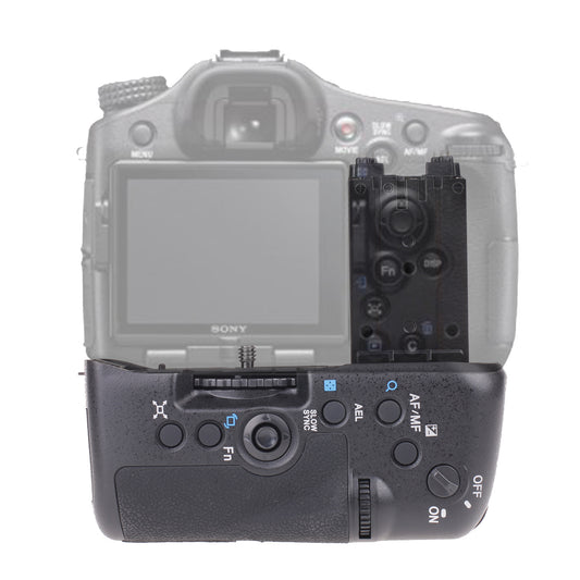 JMT-203402 Sony Camera Battery Case for SLR Handle - Compatible with SLT-A77V, SLT-A77, SLT-A77 II, SLT-A99 II - Engineering Plastic Construction, Long-Lasting Power