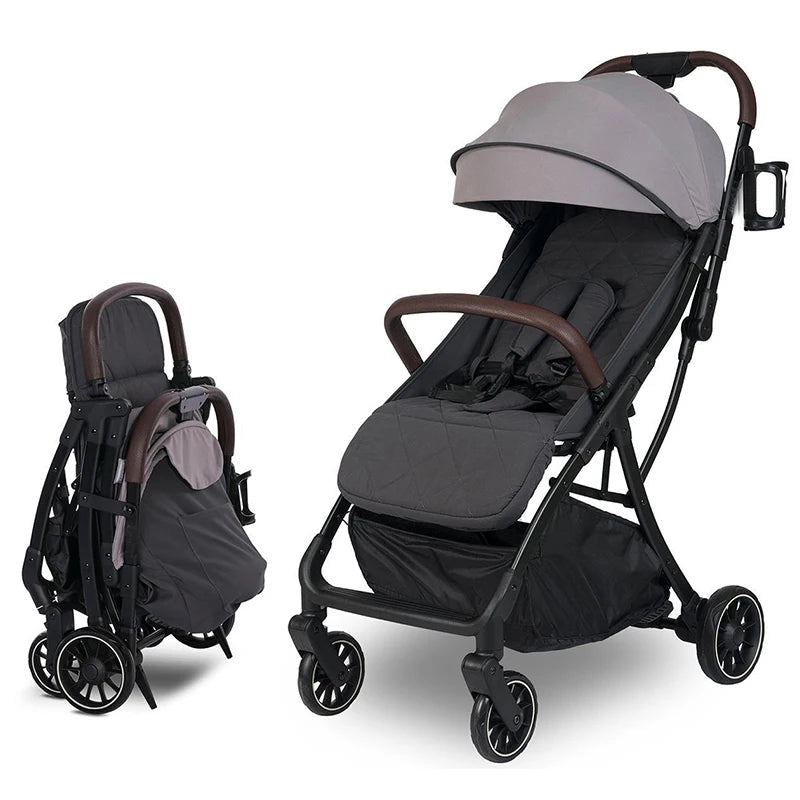 JMT-203594 Compact Travel Stroller with Automatic Fold for Easy Overhead Storage