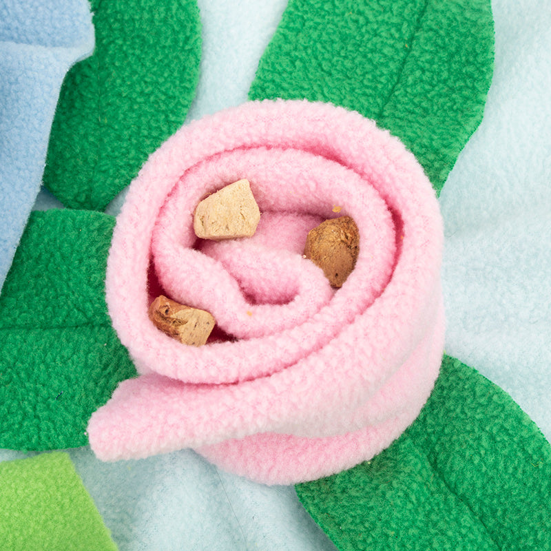 JMT-203594 Interactive Snuffle Mat for Dogs - Nosework Feeding Puzzle Toy for Engaging Training and Stress Relief, 48 x 48 cm